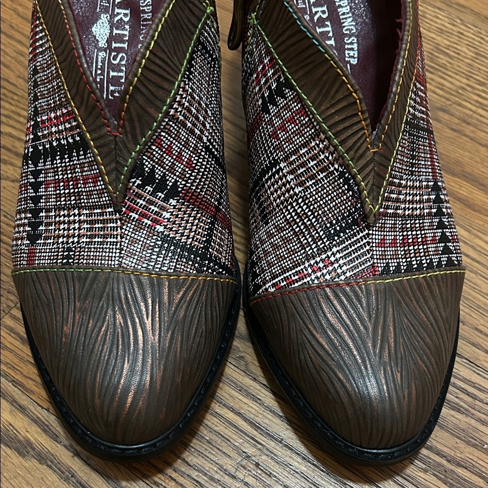L’Artiste Spring Step Shoes Women’s 36 Palagia Cap Toe Heels Artsy Preppy Office - Picture 3 of 11